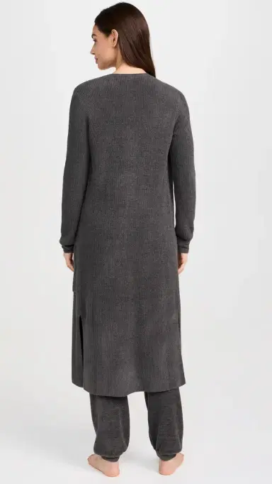 Barefoot Dreams Cozy Chic Ultra Lite Long Cardigan Carbon | Thumbnail 3 Barefoot Dreams Cozy Chic Ultra Lite Long Cardigan Carbon | Thumbnail 3