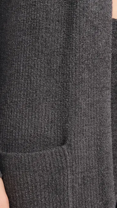 Barefoot Dreams Cozy Chic Ultra Lite Long Cardigan Carbon | Thumbnail 6 Barefoot Dreams Cozy Chic Ultra Lite Long Cardigan Carbon | Thumbnail 6