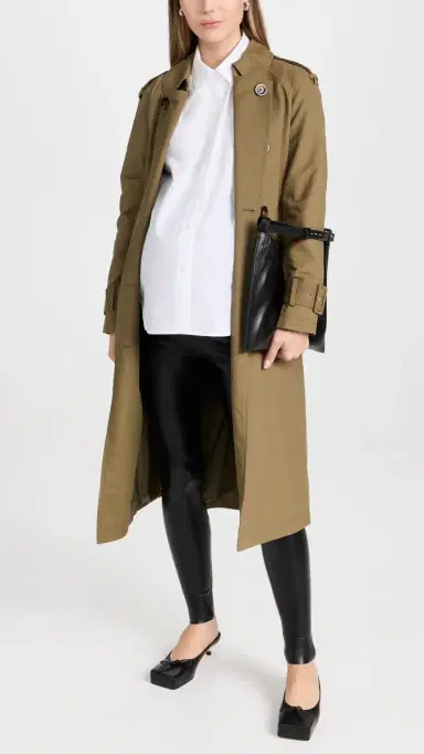 Commando Faux Leather Maternity Leggings Black | Thumbnail 5