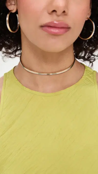 Jennifer Fisher Thread Choker Necklace Two-Tone One Size | Thumbnail 3