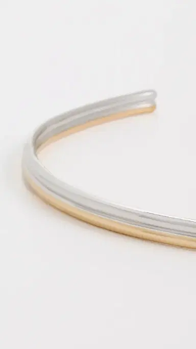 Jennifer Fisher Thread Choker Necklace Two-Tone One Size | Thumbnail 4