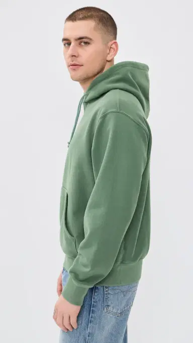 Madewell New Mccarren Hoodie Botanical Green | Thumbnail 4 Madewell New Mccarren Hoodie Botanical Green | Thumbnail 4