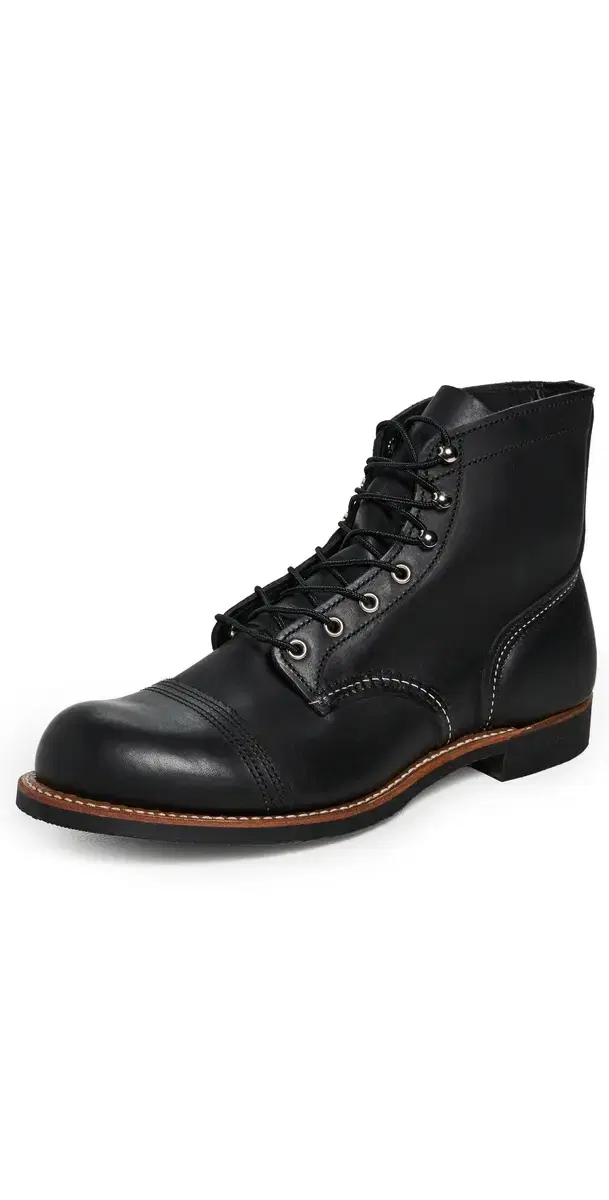 Red Wing Iron Ranger Harness Leather Boots Black Harness
