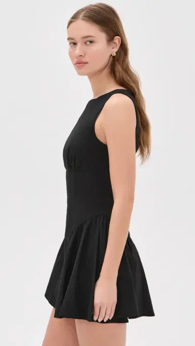 STAUD Gwen Mini Dress Black | Thumbnail 4