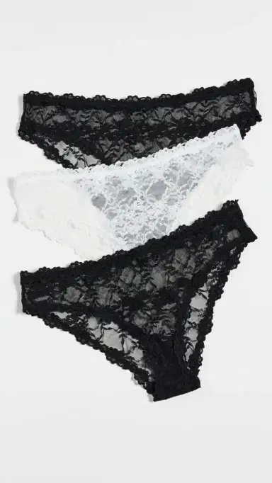HONEYDEW Maria Lace Bikini 3 Pack Black//Black | Thumbnail 2