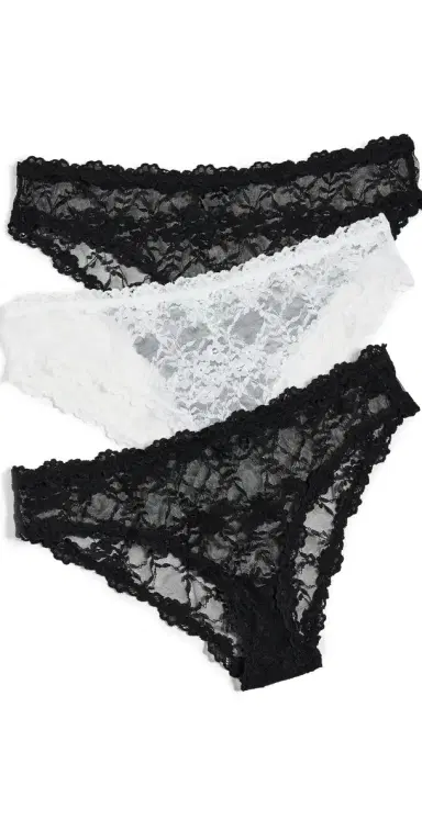 HONEYDEW Maria Lace Bikini 3 Pack Black//Black | Thumbnail 1
