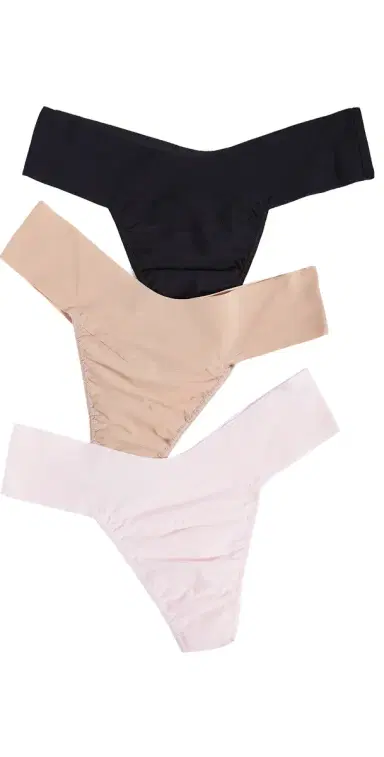 Hanky Panky Breathe Natural Rise 3 Pack Black/Taupe/Bliss M | Thumbnail 1