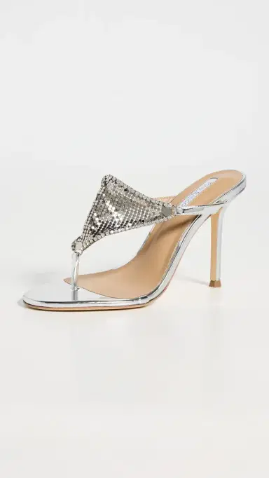 Tony Bianco Demure Heels Silver Glomesh | Thumbnail 2 Tony Bianco Demure Heels Silver Glomesh | Thumbnail 2