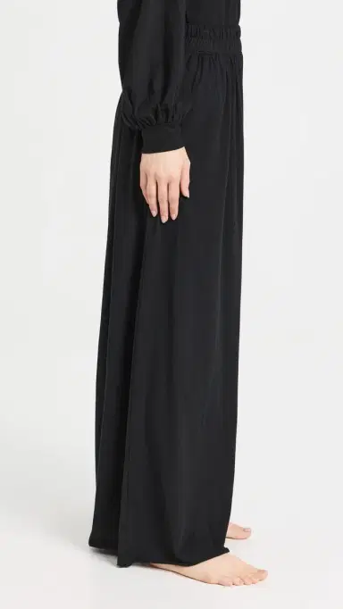 Lunya Pima Wide Leg Pants Immersed Black | Thumbnail 4 Lunya Pima Wide Leg Pants Immersed Black | Thumbnail 4