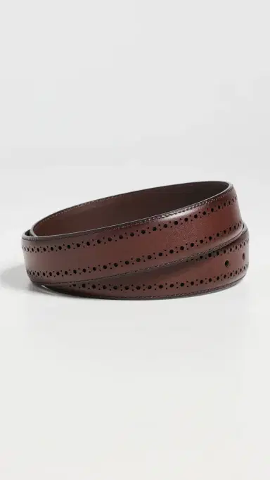 Allen Edmonds Manistee Dress Belt Chili Leather 30 | Thumbnail 3
