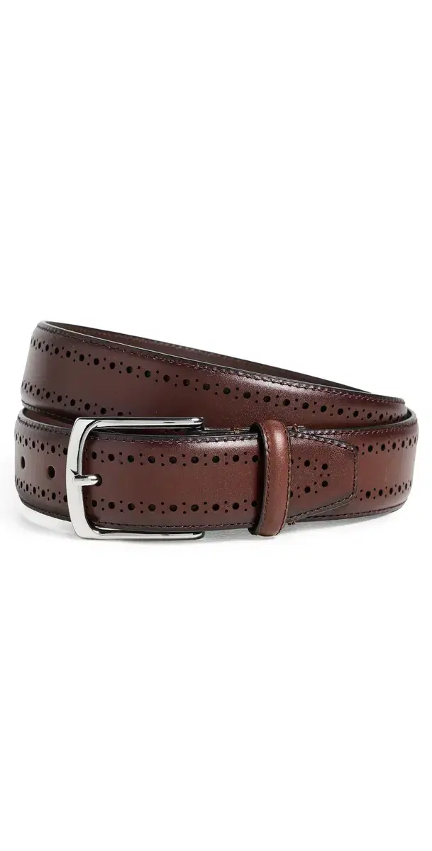 Allen Edmonds Manistee Dress Belt Chili Leather