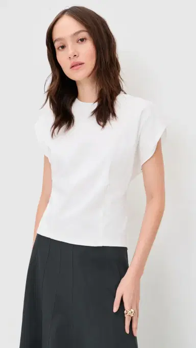 Proenza Schouler White Label Reeva Tee White | Thumbnail 2 Proenza Schouler White Label Reeva Tee White | Thumbnail 2