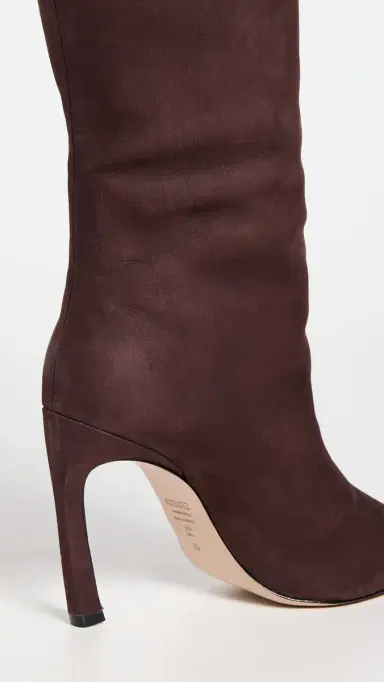 Schutz Maryana Sculpt Boots Dark Chocolate 8 | Thumbnail 4