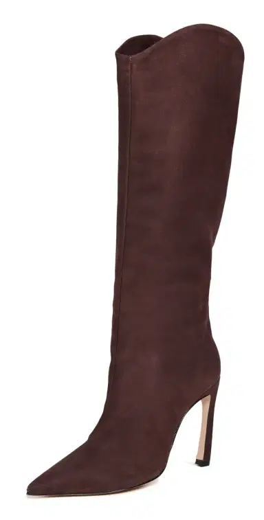 Schutz Maryana Sculpt Boots Dark Chocolate 8 | Thumbnail 1