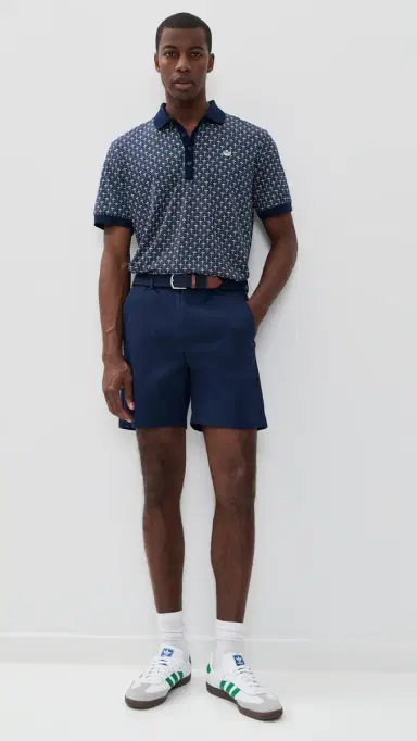 Adidas Golf Originals All Over Trefoil Polo | Thumbnail 5