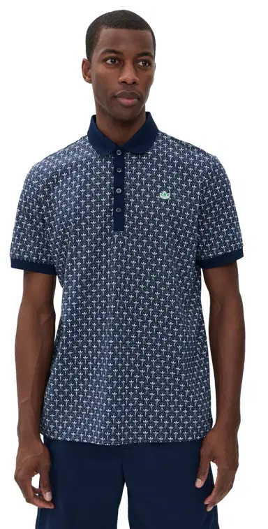 Adidas Golf Originals All Over Trefoil Polo | Thumbnail 1
