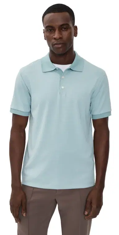 Theory Geo Polo Ocean Air Multi M | Thumbnail 1 Theory Geo Polo Ocean Air Multi M | Thumbnail 1