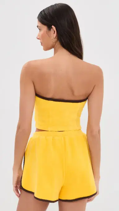Staud Cruise Bandeau Bikini Top Sunshine S | Thumbnail 3