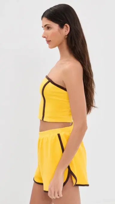Staud Cruise Bandeau Bikini Top Sunshine S | Thumbnail 4