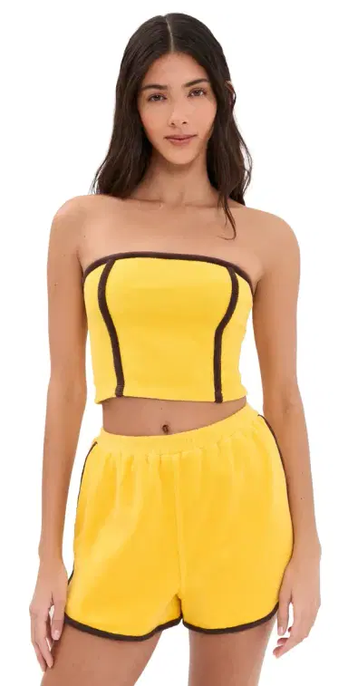 Staud Cruise Bandeau Bikini Top Sunshine S | Thumbnail 1