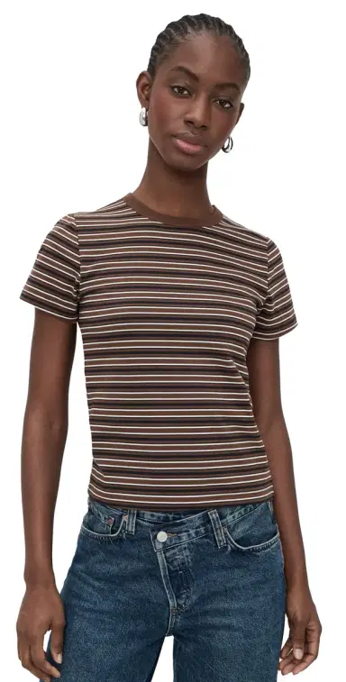 Pistola Alba T-Shirt Bruna Black Stripe | Thumbnail 1