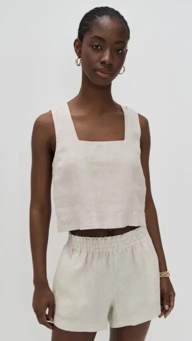 RAILS Akira Top Heathered Flax M | Thumbnail 2