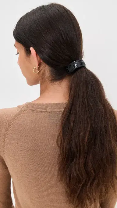 Jennifer Behr Mini Leather Pony Wrap | Thumbnail 3