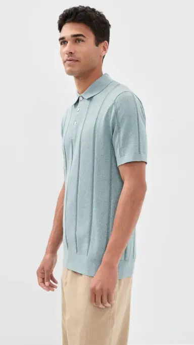 Barbour Wellburn Knitted Polo Shirt | Thumbnail 4 Barbour Wellburn Knitted Polo Shirt | Thumbnail 4