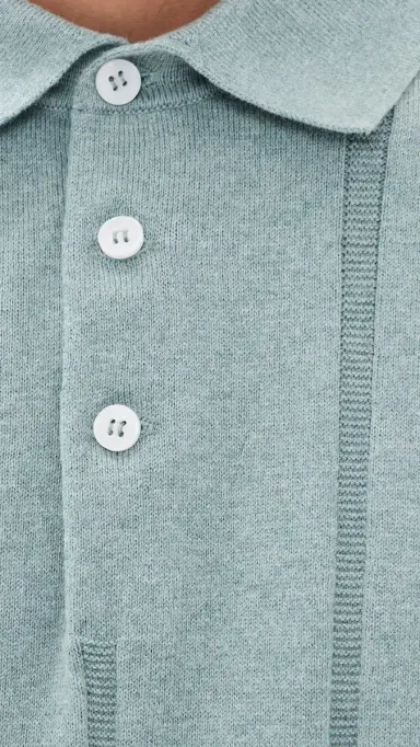 Barbour Wellburn Knitted Polo Shirt | Thumbnail 6 Barbour Wellburn Knitted Polo Shirt | Thumbnail 6
