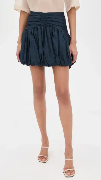 Cinq à Sept Kaldi Bubble Skirt Navy | Thumbnail 2