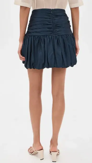 Cinq à Sept Kaldi Bubble Skirt Navy | Thumbnail 3