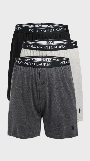 Polo Ralph Lauren Underwear Classic Fit Knit Boxers 3 Pack Andover/Madison/Polo Black L | Thumbnail 2 Polo Ralph Lauren Underwear Classic Fit Knit Boxers 3 Pack Andover/Madison/Polo Black L | Thumbnail 2