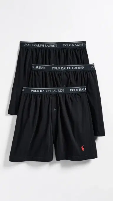 Polo Ralph Lauren Underwear Classic Fit Knit Boxers 3 Pack Polo Black L | Thumbnail 2 Polo Ralph Lauren Underwear Classic Fit Knit Boxers 3 Pack Polo Black L | Thumbnail 2