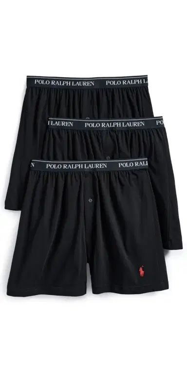 Polo Ralph Lauren Underwear Classic Fit Knit Boxers 3 Pack Polo Black L | Thumbnail 1 Polo Ralph Lauren Underwear Classic Fit Knit Boxers 3 Pack Polo Black L | Thumbnail 1
