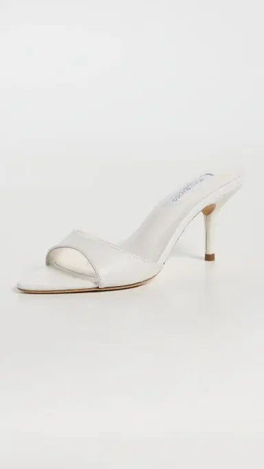 Tony Bianco Hallie Heeled Mules Milk Capretto | Thumbnail 2