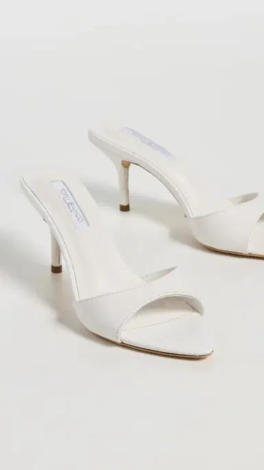 Tony Bianco Hallie Heeled Mules Milk Capretto | Thumbnail 5