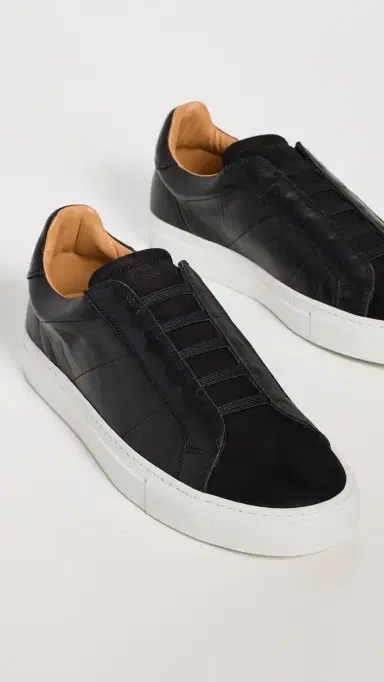 GREATS Royale 2.0 Leather Slip-on Sneakers Black 9 | Thumbnail 4