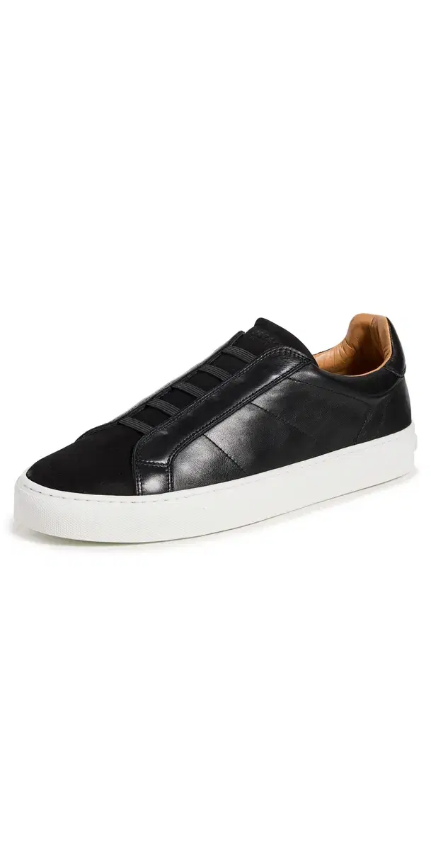 GREATS Royale 2.0 Leather Slip-on Sneakers Black