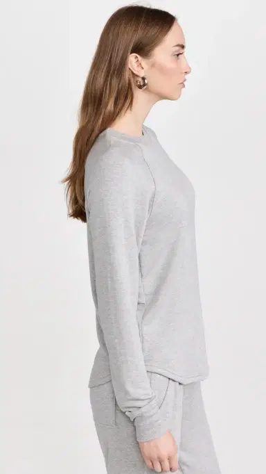 Splits59 Warm Up Pullover Heather Grey S | Thumbnail 4 Splits59 Warm Up Pullover Heather Grey S | Thumbnail 4