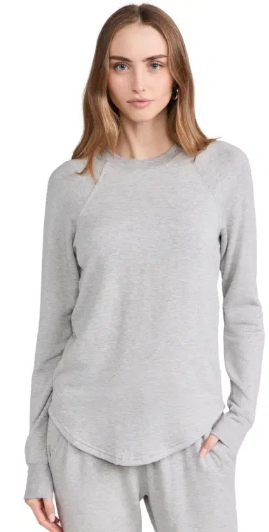 Splits59 Warm Up Pullover Heather Grey S | Thumbnail 1 Splits59 Warm Up Pullover Heather Grey S | Thumbnail 1