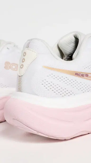 SAUCONY Ride 19 Sneakers White/Silk 8 | Thumbnail 4