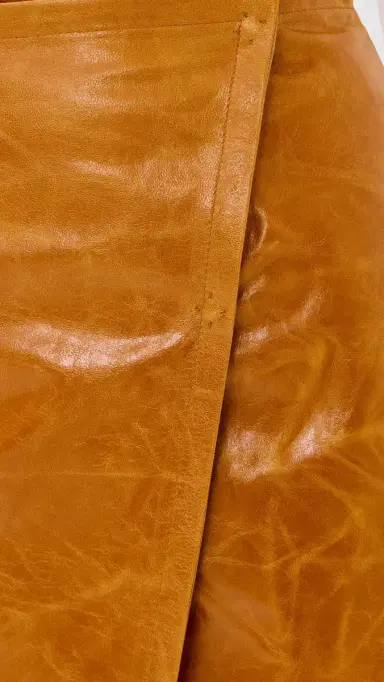 CO Leather Wrap Skirt Cognac | Thumbnail 6 CO Leather Wrap Skirt Cognac | Thumbnail 6