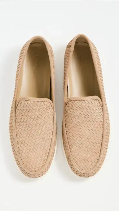 Vince Sonoma Weave Loafers New Camel 8 | Thumbnail 4