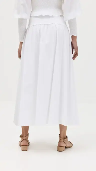 Hill House Home The Delphine Nap Skirt White | Thumbnail 3 Hill House Home The Delphine Nap Skirt White | Thumbnail 3