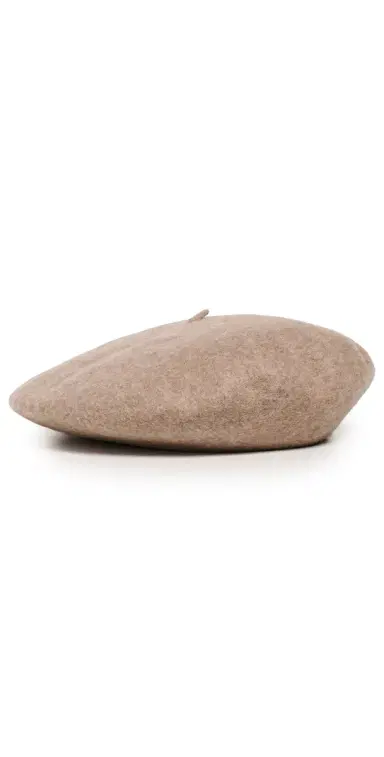 Hat Attack Classic Beret Taupe One Size | Thumbnail 1