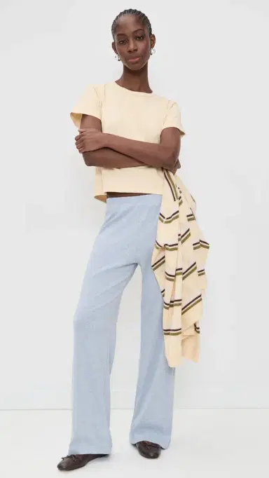 Leset Nando Lounge Pants Ciel Melange | Thumbnail 5