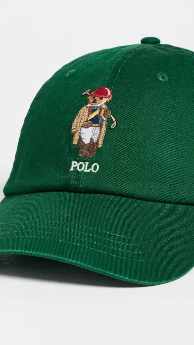 Polo Ralph Lauren Cotton Twill Novelty Bear Sport Cap | Thumbnail 6