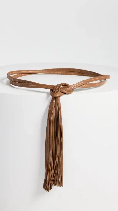 B-Low The Belt Coraline Fringe Wrap Belt Cuoio One Size | Thumbnail 2