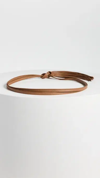 B-Low The Belt Coraline Fringe Wrap Belt Cuoio One Size | Thumbnail 4