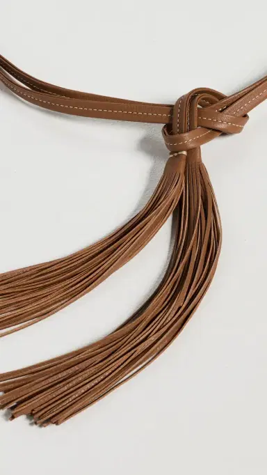 B-Low The Belt Coraline Fringe Wrap Belt Cuoio One Size | Thumbnail 5